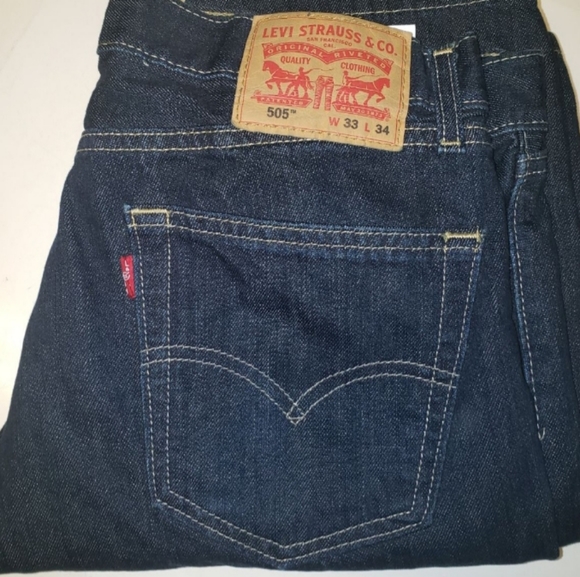 LEVI STRAUSS 505 MENS JEANS - Picture 1 of 6